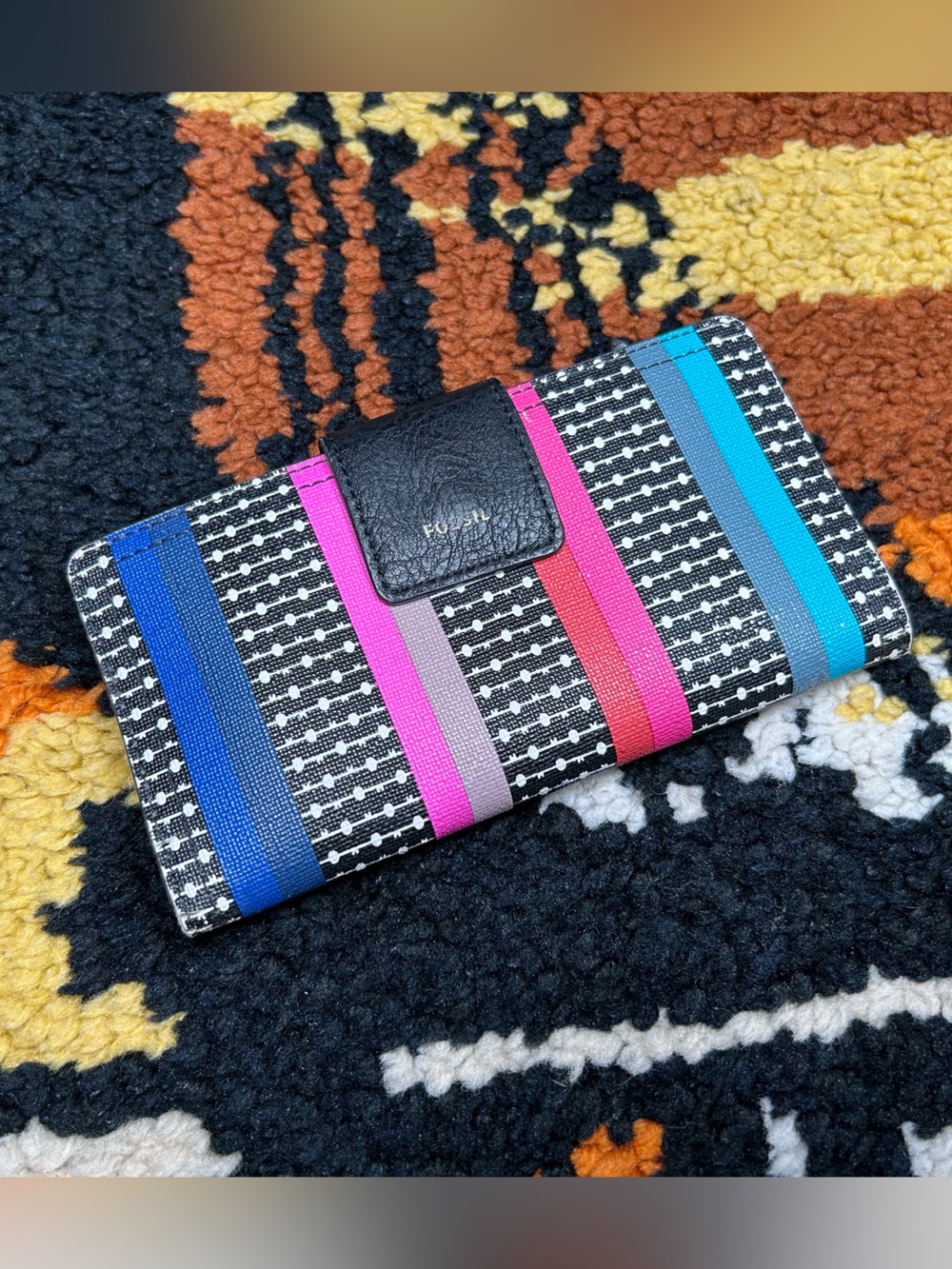 FOSSIL, Logan Tab wallet!!